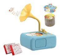 Kids Play Phonograph with 99 Cards, Early Education Phonograph Story Machine, 2025 New Toddler Record Player for 3+ Years Old, Screen Free Portable Audio Player Music Bedtime (BLUE)