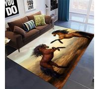 Kids Play Rug 160 X 230 Cm Washable Kids Area Rugs For Boys Bedroom Non-Slip 3D Animal Horse Carpet Durable Living Room Mat Rug For Playroom Children Bedroom Boys Decor -6722851710655
