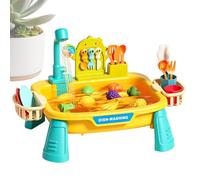 Kids Play Sink With Running Water Electrical Washing Dishes Sensory Toys