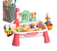 Kids Play Sink With Running Water Interactive Sensory Washing Dish Toy