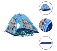 Kids' Play Tent Blue 120x120x90 cm. 170T Polyester Fibreglass PE with 250 Balls