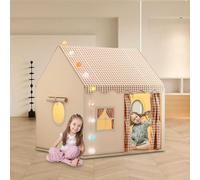 Kids Play Tent - Extra-Large, Polyester Playhouse, Castle Play Tent | Princess Castle with Metal Bracket for Indoor Outdoor Games Kids Childrens Spacious Fun Zone