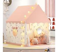 Kids Play Tent with Star Lights, Large Indoor Playground, Toddler Outdoor Camping Tent Girls Birthday