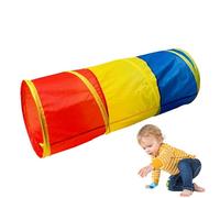 Kids Play Tunnel for Toddlers, Colorful Pop Up Through Tunnel with Round Opening, Toddler Toys or Present for Infant Children or Pet Kids Toys Fit Indoor Outdoor Backyard Game (Blue,47.2in)