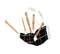 Kids Playable Bagpipes Junior Scottish Toy Bagpipe Set Highland Practice Starter Instrument (Mackenzie)