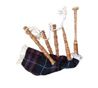 Kids Playable Bagpipes Junior Scottish Toy Bagpipe Set Highland Practice Starter Instrument (Pride of Scotland)