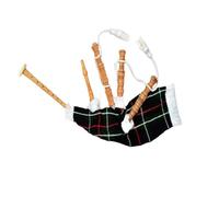 Kids Playable Bagpipes - Junior Scottish Toy Bagpipe with Tartan Cover - Child Beginner Musical Instrument Gift (MACKENZIE Bagpipe)