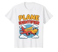 Kids Playful Aviation Plane Identifier Young Spotters KiddyTee T-Shirt