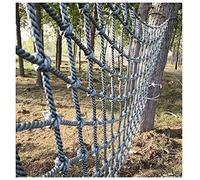 Kids Playground Climbing Cargo Net Outdoor Safety Net,Rope Bridge Net for Tree House Garden,3 * 3 meters