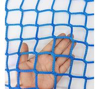Kids Playground Safety Net Knotless Blue Polyester Sports Net for Fall Protection Climbing & Football Backstop 5m x 6m Amusement Park Netting.