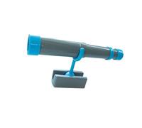 Kids Playground Toy Telescope Outdoor Game Fully Retractable Telescope Backyard Playset Accessory for Boys Girls Kids Ages 3+- Blue Grey