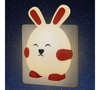 Kids Plug in Night Light, Automatic, Rabbit Lamp for Girls Bedroom