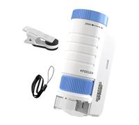 Kids Pocket Microscope - Portable Handheld STEM Educational Toy, Adjustable LED Magnifying Tool for Little Scientists | For Children, Students, Outdoor Exploration & Science Learning Activities