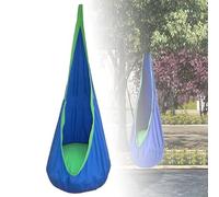 Kids Pod Swing Seat,Sensory Swing Chair for Outdoor and Indoor,Camping Hammock Tent,LED Light and Remote Controls,Outdoor Hanging Chair with Air Cushion,Max 176 Lbs(Blue)