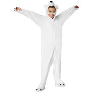 Kids’ Polar Bear Costume animal boy girl children christmas fancy dress carnival