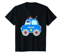 Kids Police Car Toddler Boys Girls Cute Cop Patrol Vehicle T-Shirt