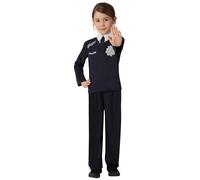 Kids Police Officer Costume Cop Law Enforcement Book Week Fancy Dress Party