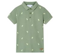 Kids' Polo Shirt School T Shirts Plain Summer Tank Top Children Tees Khaki 104