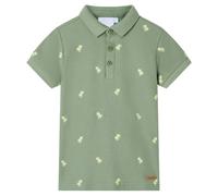 Kids' Polo Shirt School T Shirts Plain Summer Tank Top Children Tees Khaki 116