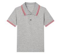 Kids Polos Shirts Boys Short Sleeve Button Up Colorblock Tshirts Summer Plain Tee Tops School Uniform Outdoor Gym Sportwear for Unisex Childs Age 5-14 Years