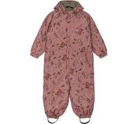 Kids' polyester ski suit Mikk-Line Aop Floral Marron 4 ans