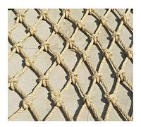 Kids' Pond Safety Net - Natural Jute Rope 15cm Mesh for Climbing Prevention Ideal for Playgrounds & Outdoor Safety Secure Your Children's Playtime