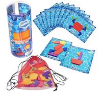 Kids Pool Diving Toy, Water Swimming Dive Pool Game, Underwater Puzzle Toy Game with 40 Multi-Shape Sinking Toys, Seek Pools Games Accessories, Summer Swim Pools Games for Boys and Girls