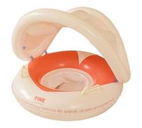 Kids Pool Float - PVC Inflatable Ring Toy, Sun Shade Canopy Design, Lightweight Water Play Raft | Beach Bath Tub Summer Activity Support, Outdoor Swimming Safety Aid, Child Fun Comfort Gear