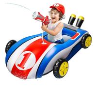 Kids Pool Float Toy - Cartoon Summer Game Water Squirter Fun,Water Pool Floating Car for Kids | for Backyard Seaside
