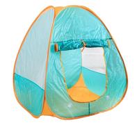 Kids Pop-Up Tent 30x30x35 Inch Polyester Play Tent with Roll-Up Door Interactive Pretend Play Kids Playhouse for Indoor Outdoor