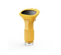 Kids Portable Digital Microscope 1000X Handheld with 2 Inch Screen Built-in Adjustable LED Light (Orange)