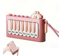 Kids Portable Electronic Keyboard Toy - 49 Keys Multifunctional Pocket Piano for Beginners with 100 Songs, Animal Sounds & Light-Up Keys, Musical Learning Gift for Toddlers Boys Girls Age 3 4 5 6 7 8