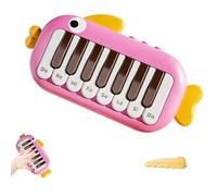 Kids Portable Electronic Keyboard Toy - 49 Keys Multifunctional Pocket Piano Sounds & Songs, L For Beginners Animal with 100
