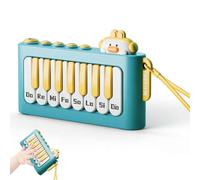 Kids Portable Electronic Keyboard Toy - 49 Keys Multifunctional Pocket Piano with Songs, Animal L Sounds For Beginners & 100