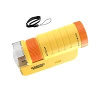 Kids Portable Microscope, Pocket Handheld Mini Microscope With LED Light, Adjustable, Handheld, High Definition, Microbiological Observation for Students, Preschool Home Study Educational Toys