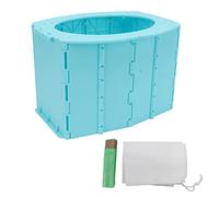Kids Portable Toilet Portable Foldable Easy Cleaning ABS Potty Training Toilet for Outdoor Emergency Camping
