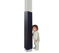 Kids' Post Cushing - 1.2m High Square Post Protector Cover Outdoor Safe Guard for 7.6 to 30.5cm Posts Blue 30 x 30cm Ideal for Play Areas and Gardens