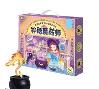 Kids Potion Making Kit Halloween,STEM Science Project Toy - Handmade Craft Playset for Creative Children Classroom Activities Homeschooling Family Nights Themed Events