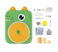 Kids Pottery Wheel Kit - ABS DIY Clay Craft Set, Creative Ceramic Modeling Toy, Educational Pottery Art Machine, Sculpting Learning Activity | Boys Girls School Classroom Home Party Birthday Gift