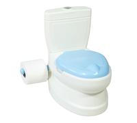 Kids Potty Training Toilet Seat with Flush Sound & Light | Toddler Potty Training Toilet with Removable Pot, Roll Holder & Lid - Educational, Hygienic & Portable Toilet Seat for Boys & Girls