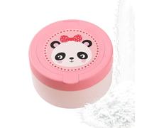 Kids Powder Container with Puff Soft Child Puff