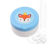Kids Powder Puff and Container Set Plush Puff | Child Body Powder Box for Parents Travelers Mothers Babysitters Home Apartment Travel Hotel Daycare Hospital Daily Routine