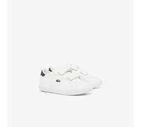 Kids Powercourt Low Top Trainers with Touch 'n' Close Fastening white/black