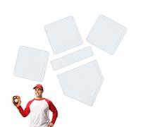 Kids Practice Baseball, Durable Plates, Multifunctional Sets for Teeball Softball Kickball Baseball, Outdoor Sports for Boys Girls