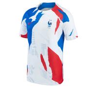 Kids Pre Match Shirt White 2022-2023 France Academy Football T-Shirt Sportswear