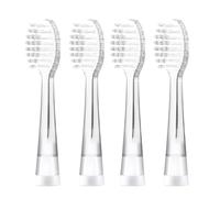 Kids Precision Toothbrush Replacement Heads Medium 4Pcs for Dada-Tech DT-BB1 DT-977 DT-K6 SG-513 SG-977 3+Years Soft Baby Children Electric Sonic Refills Brush Heads for Seago SG513 SG977 SGEK6 SG2139