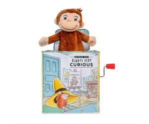 KIDS PREFERRED Curious George Jack-in-The-Box - Musical Toy for Babies