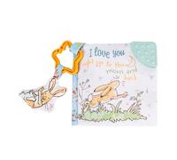 Kids Preferred Guess How Much I Love You… 5 Inch Soft Book Interactive Baby Teether Toy with Crinkle Sounds, Soft Textures, Bright Colors, and BPA-Free Materials for Safe and Fun Sensory Play