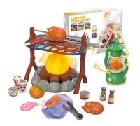 Kids Pretend Camping Toy, Campfire Set Outdoor Pretend Game, Creative Educational Kids Toys, Interactive Parent Child Games, For Boys Girls Aged 3-6