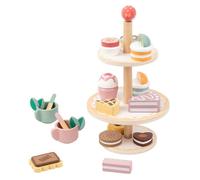 Kids Pretend Play Toy Educational Kitchen Afternoon Tea Party Pretend Role For School House Set For Little Girls Princesses Kids